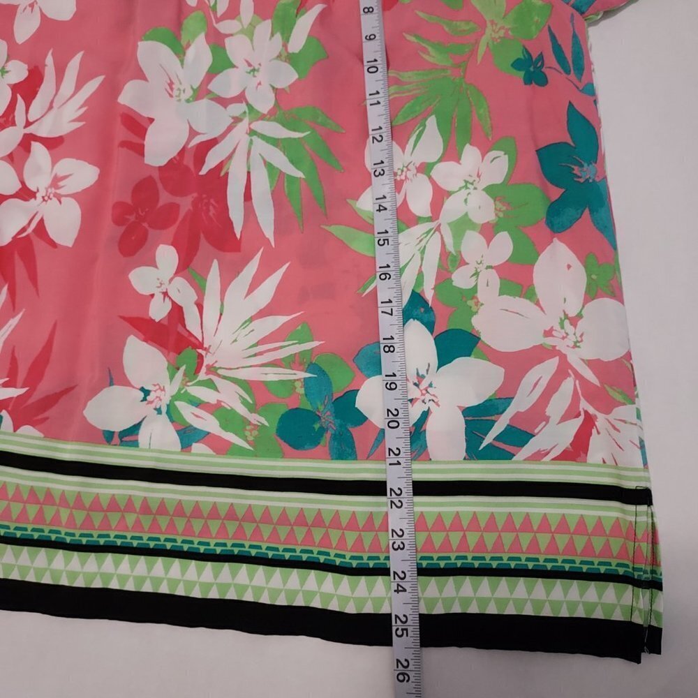 Ruby Rd Mix Print Pink Top - Picture 2 of 11